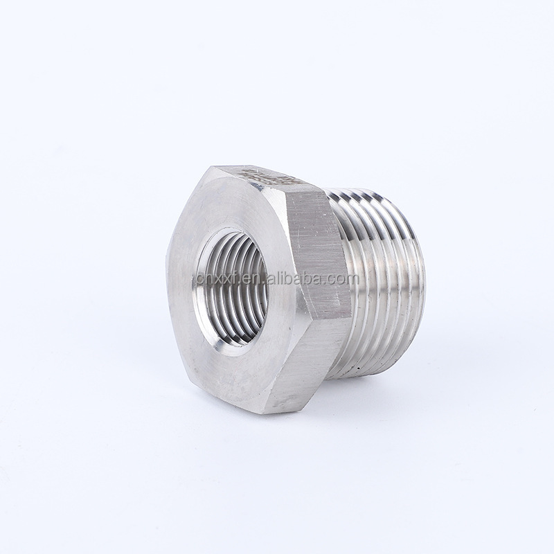 Casting NXF UNS SS44600/X10CRALSI25/H24JS/446/Z12CAS25/1.4762 Stainless Steel Hex Head Bushing 1/8-4 Inch Customizable Head Plug