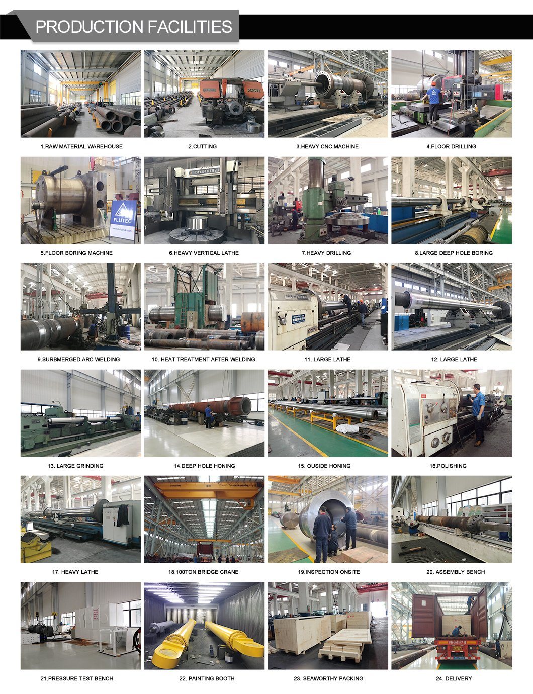 Chinese Manufacture Custom Inner Guided Cylinder for Aluminium Casting Machine