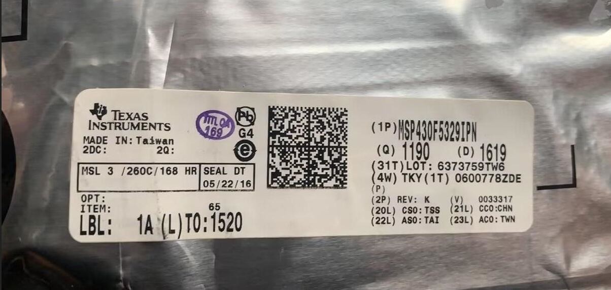 MSP430F5329IPN New Original Electronic Components Integrated Circuits Ic Chip