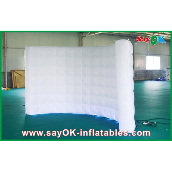 Party Decoration Inflatable Wall Led Lights White Inflatable Wall Inflatable Backdrop For Wedding Decoration