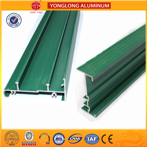 Glossy And Matt Powder Coated Aluminium Extrusions Good Film Performance