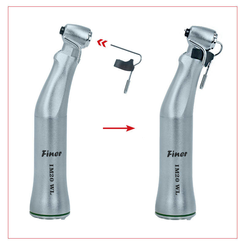 Fiber Optic Implant Handpiece 20 1 Contra Angle Stainless Steel Material