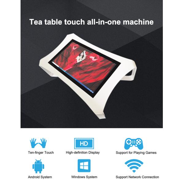 55'' Digital Touch Screen Table LCD Windows OS With Customized Color