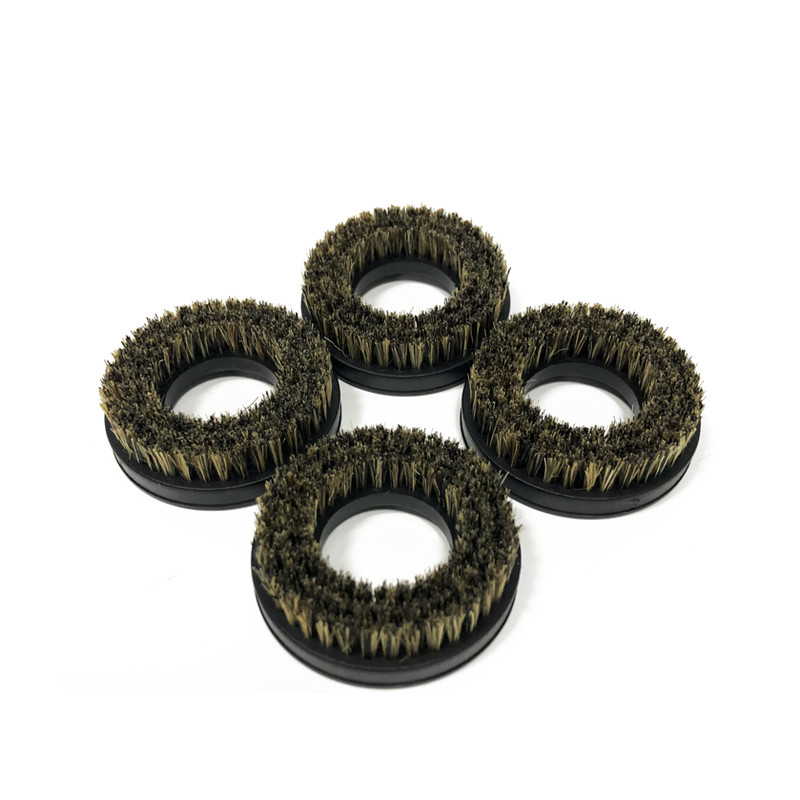 Round Shape Pressure Foot Brush , PCB Tongtai Router Brush Soft Bristles