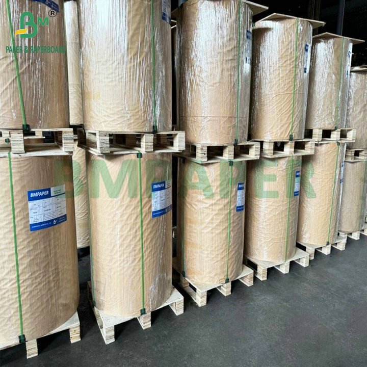 50gsm 60gsm Wood Pulp Striped Kraft Paper For Packing