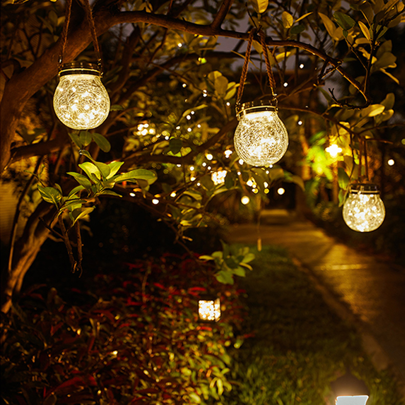 Solar Mason Jar Lights 30 Led Hanging String Fairy Jar Solar Lantern Lights for Outdoor Patio Garden Yard and Lawn Decoration