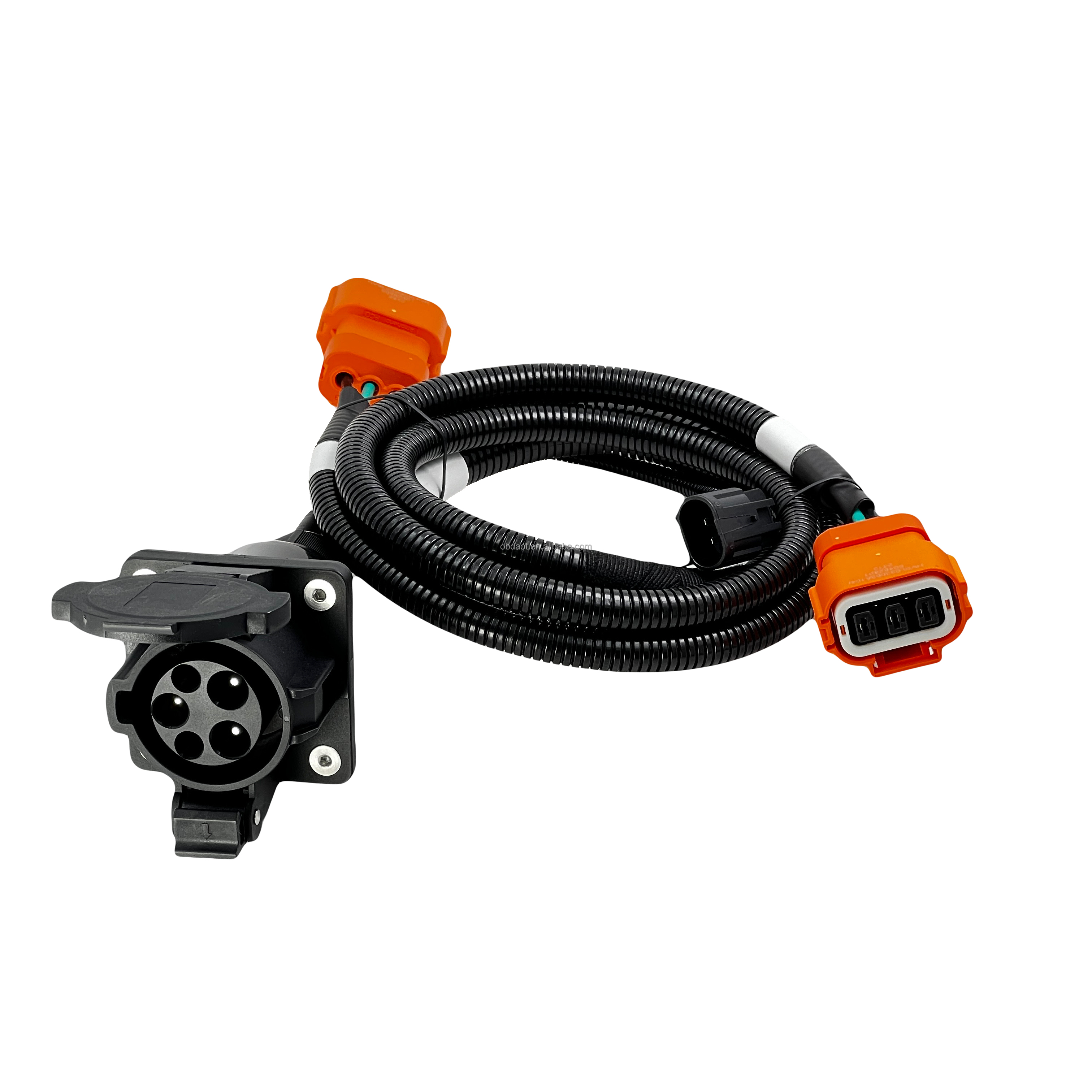 Type 1 EV Inlet Socket J1772 16A/32A EV Charging Plug To Aptiv 13510099 6189-0165 Adapter Cable