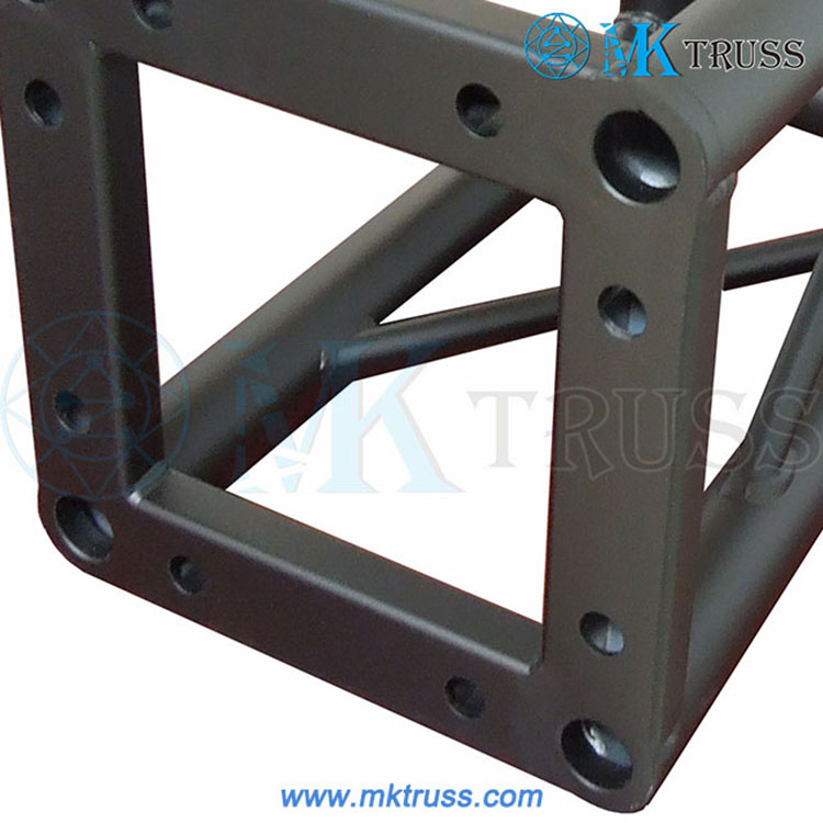 Aluminum Square Truss for Outdoor Car Stage Show 290mm Bolt Nut/ Screw Black Color