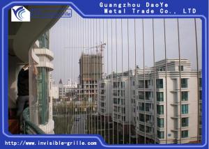 Quality Stainless Steel Balcony Invisible Grille Stylish Meeting Interior Design Ideas for sale
