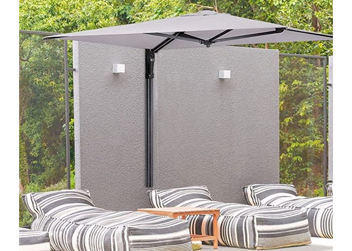 2.5m Green Color Garden CE Wall Mount Parasol