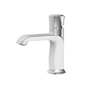 Zinc Alloy Single Handle Electroplate Wash Basin Tap