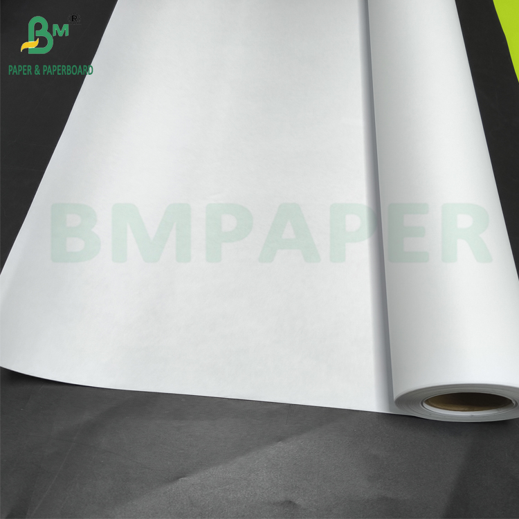 24lb Coated Color Inkjet Paper Roll Bright White Color 24" X 150ft