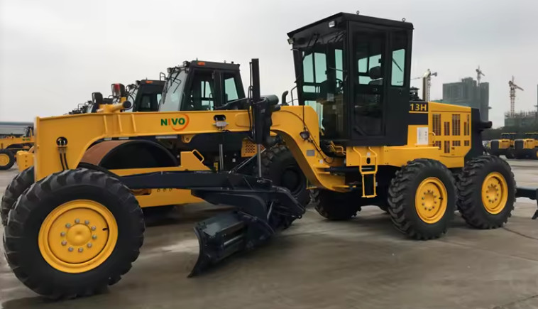 NIVO Road Machinery PY160N 160hp 12 Ton Mini Motor Grader Popular Grader Motor With Anti-rollover Cabin Or Parts