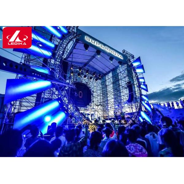 Aluminum Circle Lighting Truss Structure 300*300mm Heavy Load