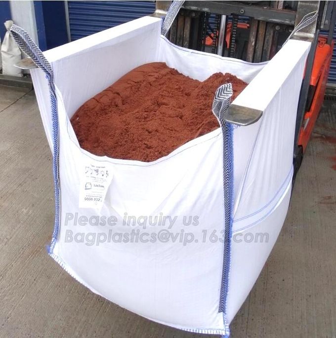 Virgin Resin Polypropylene Big Bag / FIBC Pp Woven 1 Ton Jumbo Bulk Bag Super Sack Ton