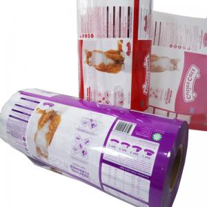 China Plastic PET/VMPET/PE Film Cat/Dog/Pet Wrapping Plastic Sheet Roll on sale