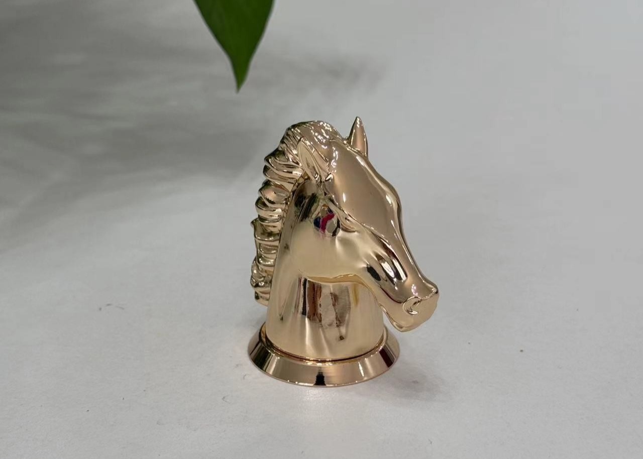 Zamak Horse Shaped Metal Perfume Cap Perfume Caps With High-Grade Zinc Alloy