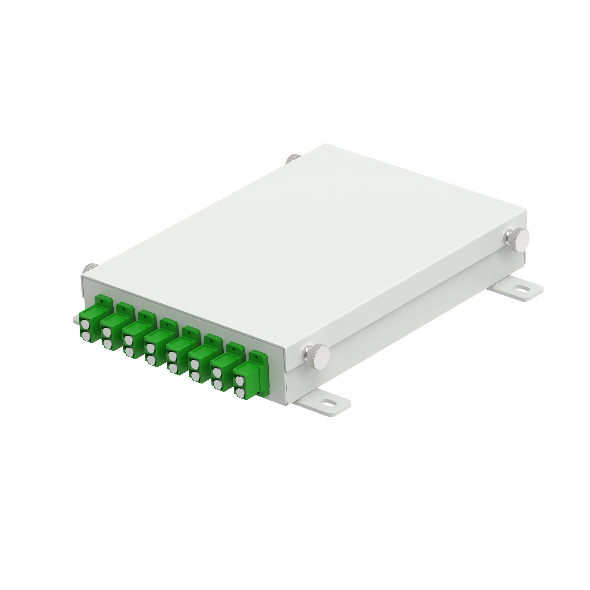 8 Cores Fiber Optic Terminal Box for Network and FTTH Distribution in Cold Rolled Steel