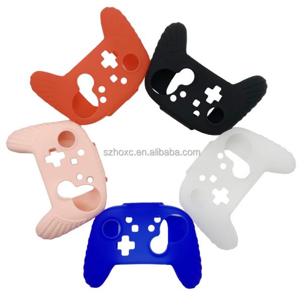 HOXC Non-slip Skin Cover for Nintendo Switch Pro Controller, Silicone Protective Case Compatible with Switch Pro Controller