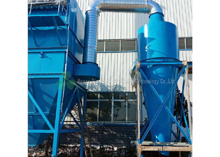 Vertical Cement Silo Dust Collector , Wet Type Cyclone Dust Collection Systems