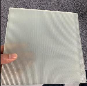 China 6.35MM Clear Tempered Break Proof Window Laminate Reed Glass 3660 X 2250MM on sale