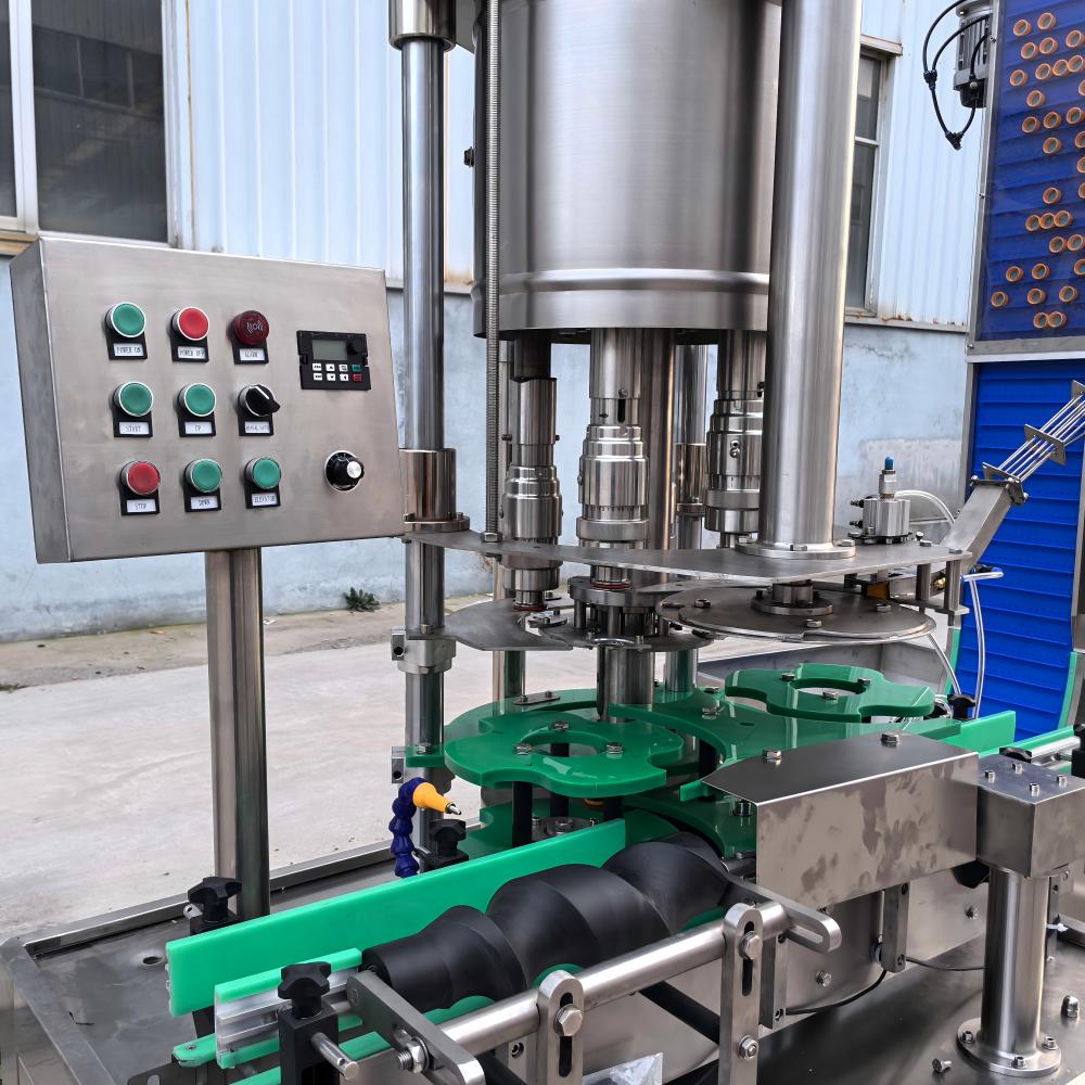 Plastic Bottle Automatic Capping Sealing Machine for Pet Cap Screwing With Conveyor