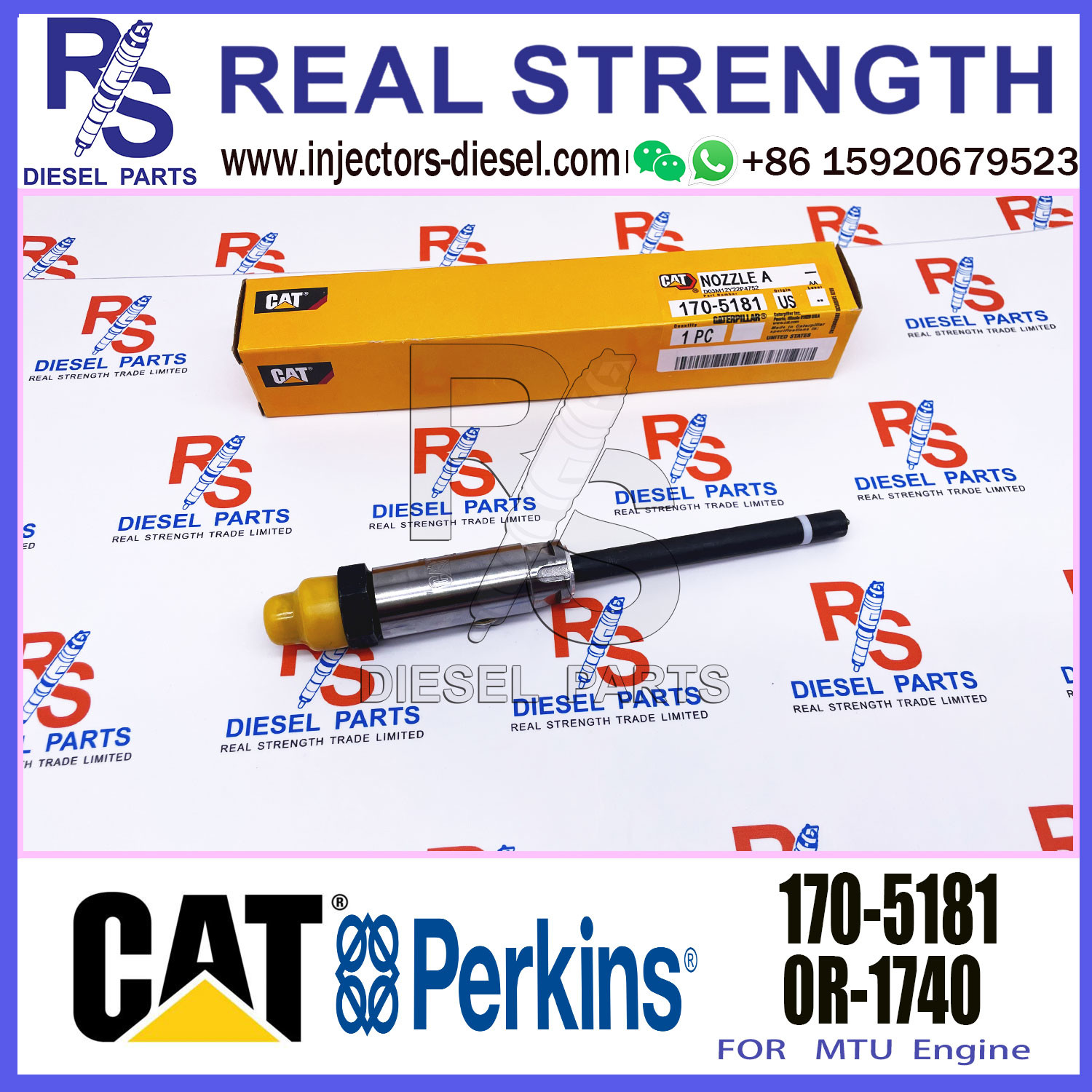 CAT 7W-7045 0R-3591 170-5181 1705181 Fuel Injector For Caterpillar