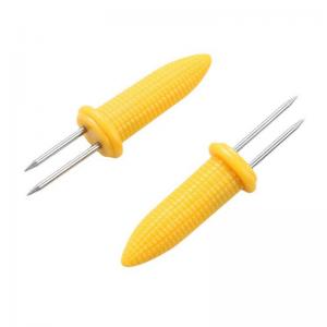 China 6x2x1.5CM Kitchen Cookware Accessories Stainless Steel Corn Roast Needle BBQ on sale