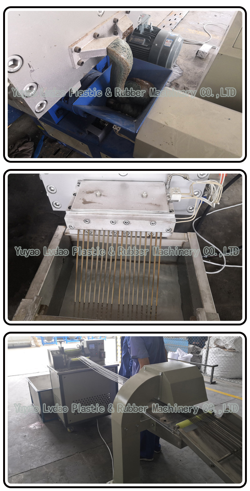 Small Capacity Plastic Recycling Machine With Double Stage Customized Voltage