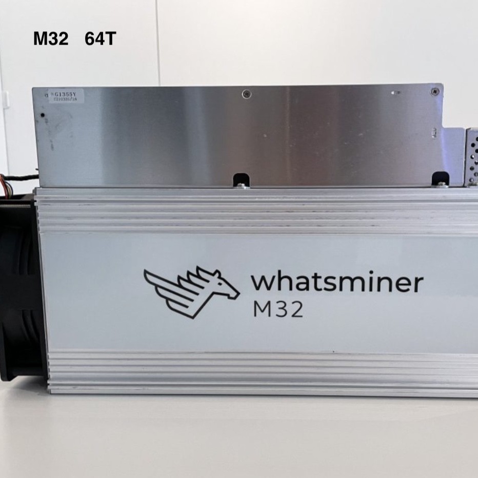 Asic Blockchain BTC Microbt Whatsminer M32 64T 3300W Power Consumption