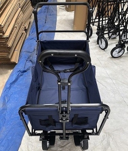 Collapsible Folding Outdoor Utility Wagon With Brake