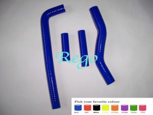 Custom Molded Silicone Radiator Hoses Replacement Oil Resistant Blue Color
