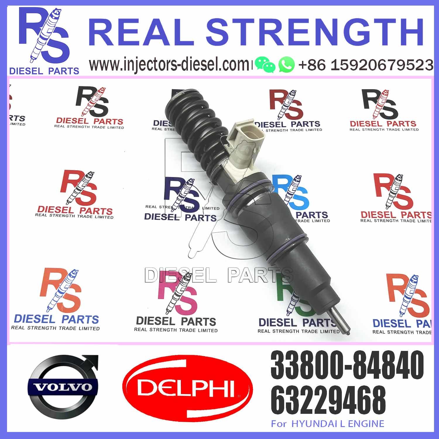 Diesel common rail injector BEBE4D21002 33800-84840 for V OLVO E3-E3.18