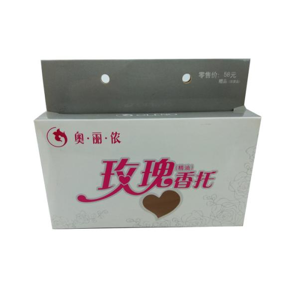 Heart Shape PVC Window Gloss Lamination Custom Design Cardboard Paper Cosmetic