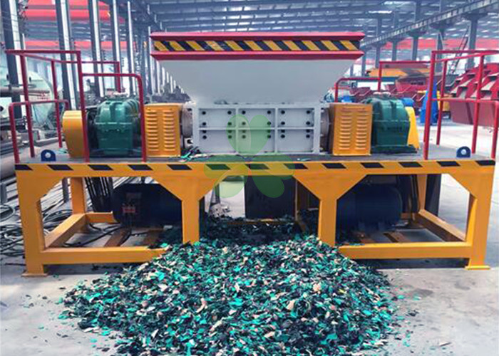 Horizontal Steel Iron Shredder Machine / Metal Chip Shredder 300*30mm Knife Size