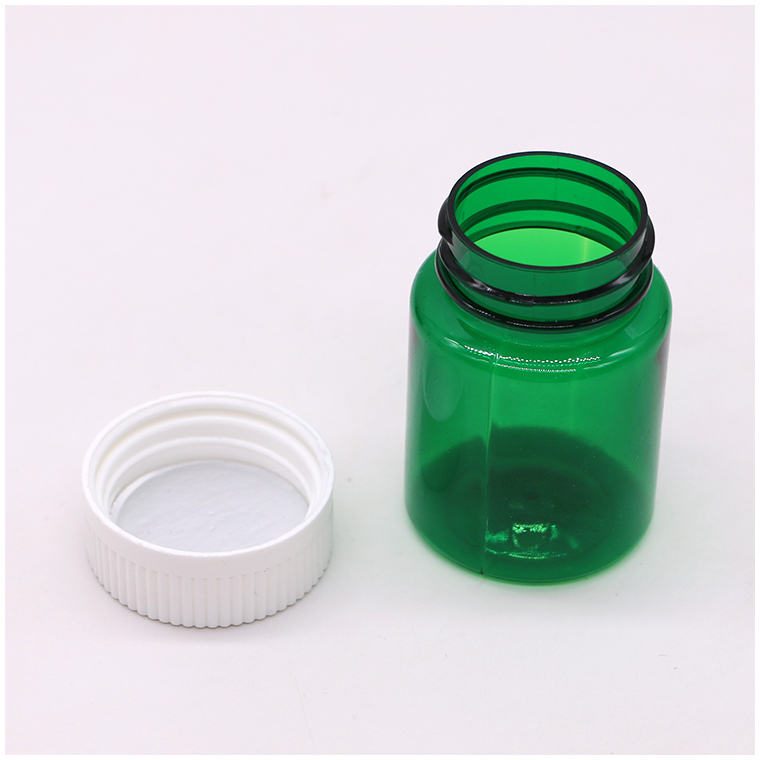 SCREW CAP 2OZ 60ML PET Collar Bottle for Drug-Grade Medicine Supplement Packaging