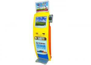 Wireless Connective Coupon Printing, POS and Contactless Card Payment Free Standing Kiosk
