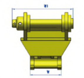Excavator Hydraulic Coupler , Mechanical Quick Coupler For Mini Excavator