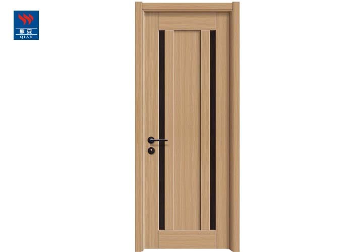 Decoration Line Modern Room Design Interior WPC Eco friendly wooden Doors With Frames