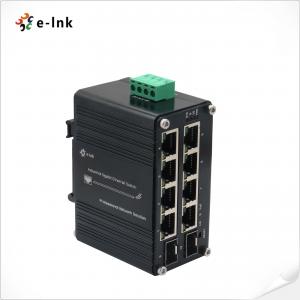 China 8 Port Industrial Ethernet PoE Switch Supports WEB Management 802.3x Flow Control on sale