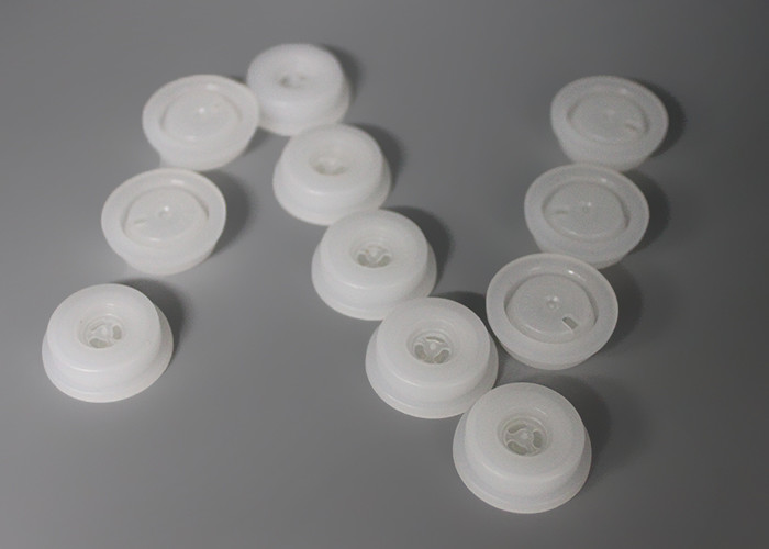 Small LDPE 1 Way Air Vent Valve For Fertilizer Bags / One Way Gas Seal