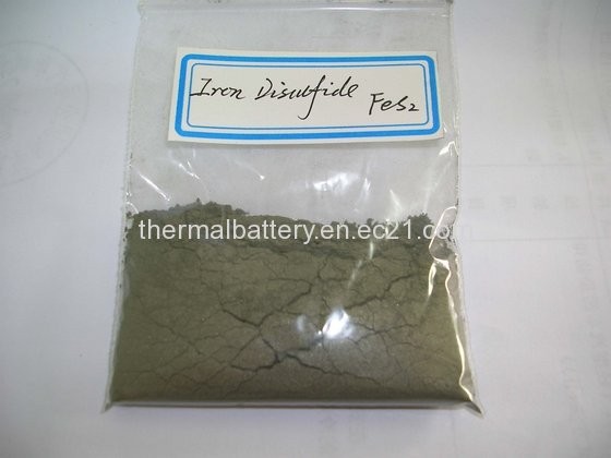 Iron Ferri Bisulphate FeS2 Powder for Thermal Battery Materials CAS NO. 12068-85