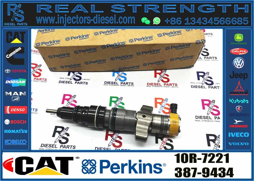 C9 Fuel Injector 387-9434 10R-7221 10R7221 for Caterpillar Excavator C9 Engine