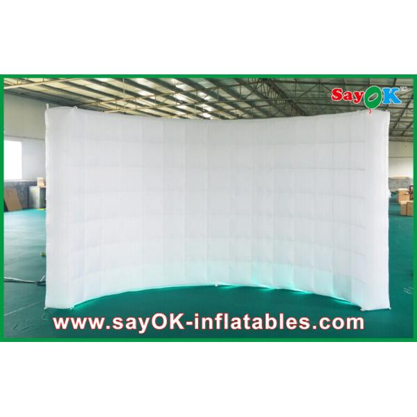 Party Decoration Inflatable Wall Led Lights White Inflatable Wall Inflatable Backdrop For Wedding Decoration