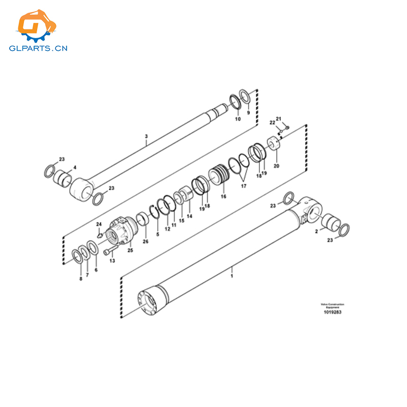 VOE14511286 14511286 Hydraulic Boom Cylinder For Volvo EC700B EC700 China Cylinder Manufacturer