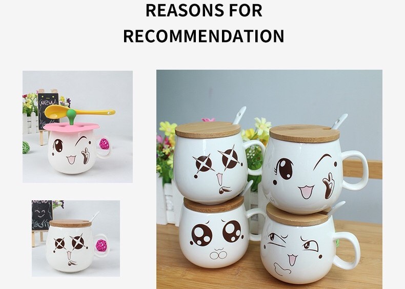 Fashionable Mugs Ceramic Gift Custom Color Ceramic Mug Expression Printing Mug