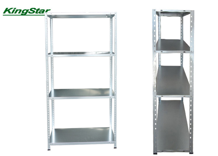 4 Tier 40kg Adjustable Metal Shelves Racks For Home kitchen Galvanized
