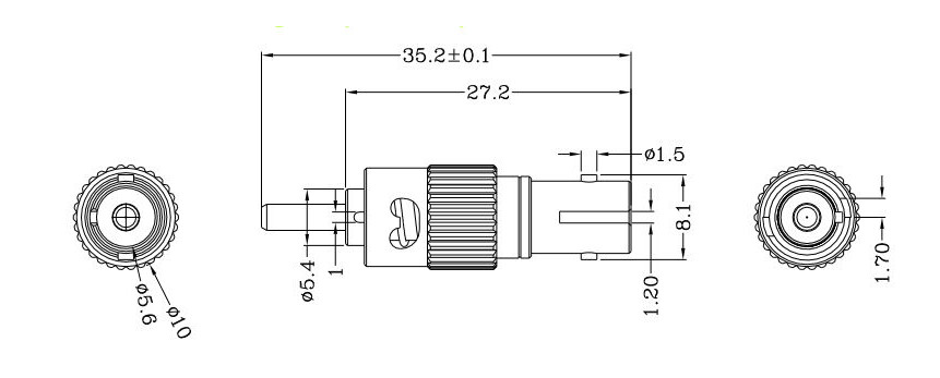5dB Fiber Optic Attenuator Single Mode LC UPC For Optical Margin Testing