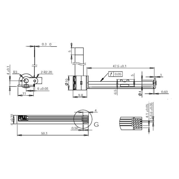 10mm Micro Stepper Motor 2 Phase PM Stepper Motor For Camera Lenses And Door Locks VSM10152