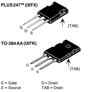 IXFK27N80Q N Channel Mosfet Transistor 800V 27A 0.32 Rds Power MOSFETs HiPerFET